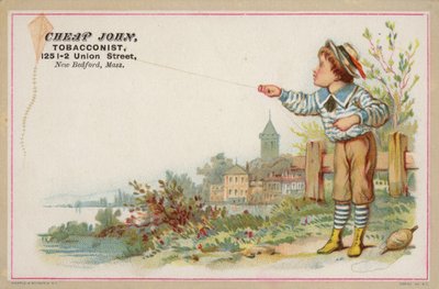 Niño Volando Cometa Junto al Lago de American School