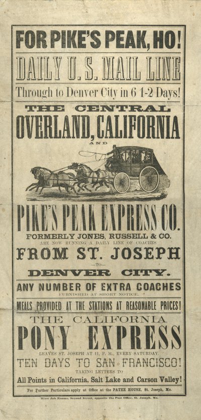 Cartel publicitario de viajes y rutas transamericanas de American School