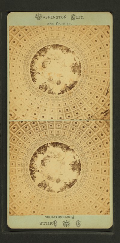 Pintura alegórica de Brumidi, c.1865 de American School