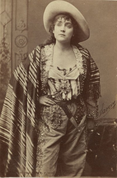 Imagen de tarjeta de gabinete del actor Adah Isaacs Menken de American School