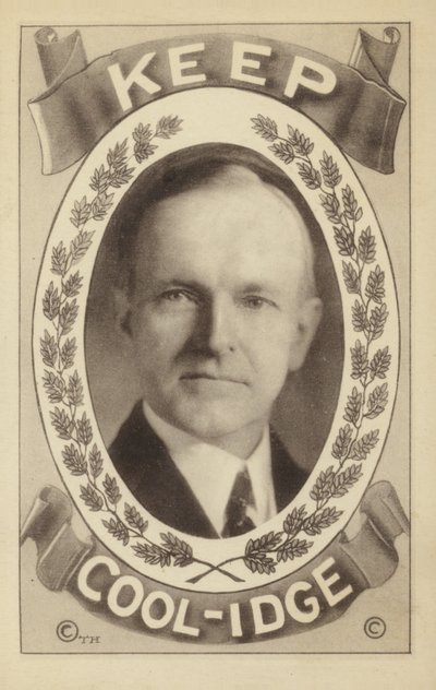Calvin Coolidge (litografía) de American School