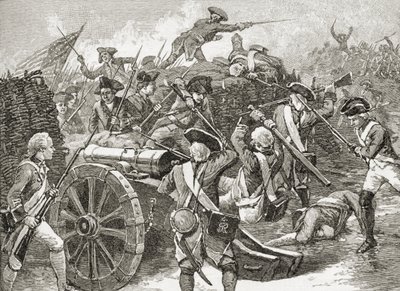 Captura de un reducto en Yorktown, 1781, de 