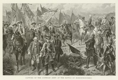 Captura del ejército austríaco en la batalla de Hohenfriedberg de American School