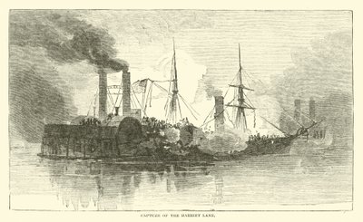 Captura del Harriet Lane, enero 1863 de American School