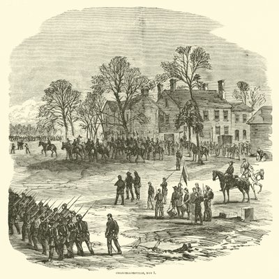 Chancellorsville, 1 de mayo, mayo 1863 de American School