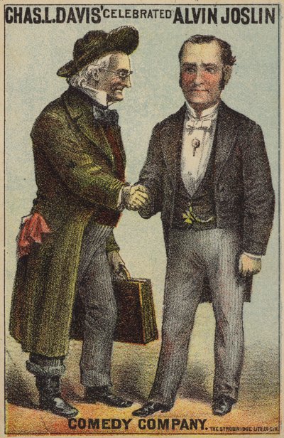 Chas L Davis celebrando a Alvin Joslin de American School