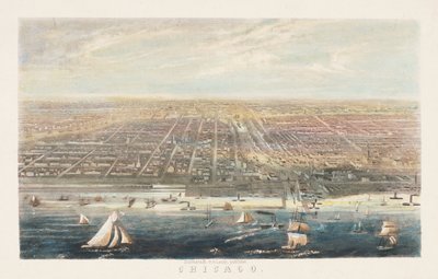 El puerto de Chicago después de 1856 de American School