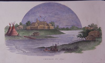 Chicago en 1831, finales del siglo XIX de American School