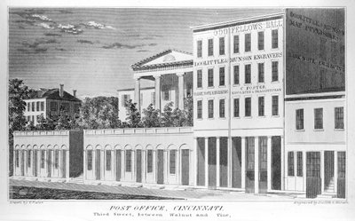 Oficina de Correos de Cincinnati, Tercera Calle, 1841 de American School