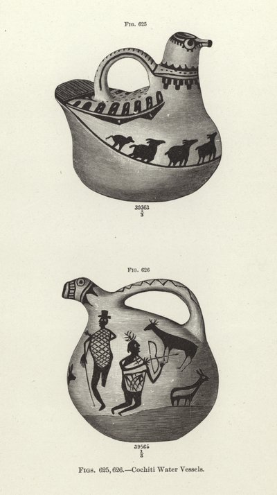 Vasijas de agua cochiti de American School