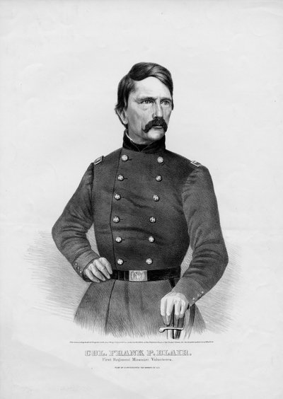 Col. Frank P. Blair: Primer Regimiento de Voluntarios de Missouri de American School
