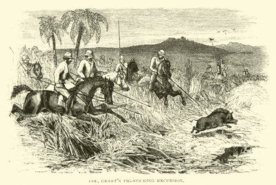 Excursión de caza de cerdos del Coronel Grant de American School