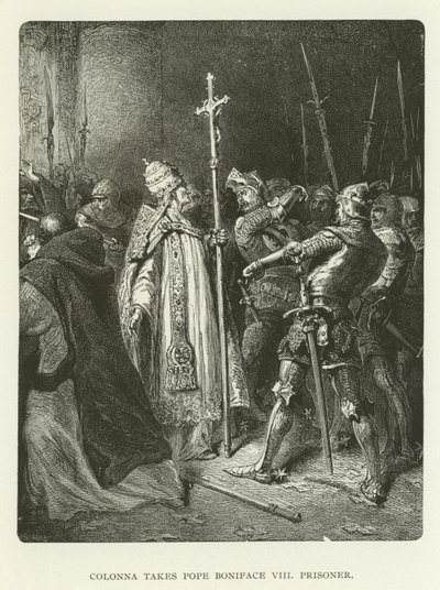 Colonna toma prisionero al Papa Bonifacio VIII de American School