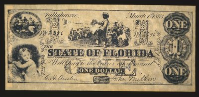 Dinero en papel confederado de American School