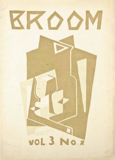 Portada del Volumen 3, número 2, de la revista de arte "Broom", c. 1921-1924 de American School