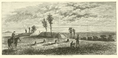 Cresta de Pine Mountain, donde cayó el general Polk, junio de 1864 de American School