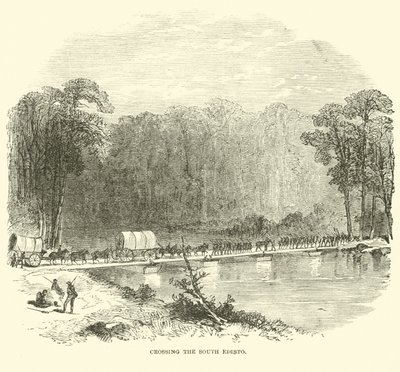 Cruzando el South Edisto, enero 1865 de American School