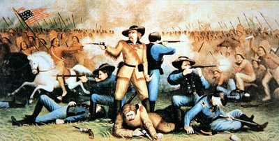 La última resistencia de Custer en la Batalla de Little Bighorn, 25 de junio de American School