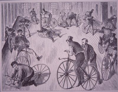 Escuela de ciclismo (velocípedo), Nueva York, EE.UU. de American School