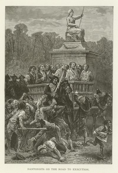 Los dantonistas en camino a la ejecución de American School