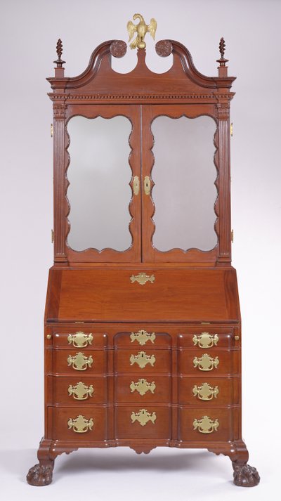 Escritorio y librero, de Boston, 1765-75 de American School