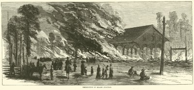 Destrucción del cruce de Millen, noviembre 1864 de American School