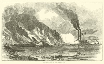 Destrucción del Arkansas, julio 1862 de American School