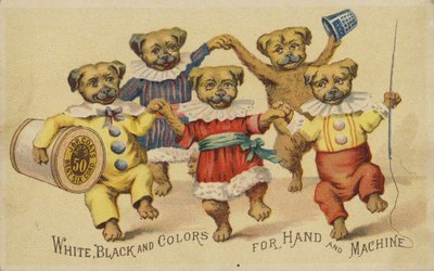 Perro bailando con ropa de American School
