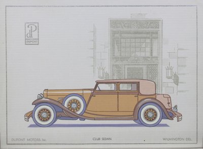 Automóviles DuPont: Club Sedán, 1921 de American School