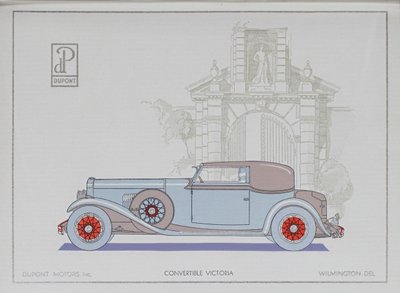 Automóviles DuPont: Convertible Victoria, 1921 de American School