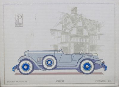 Automóviles DuPont: Speedster, 1921 de American School