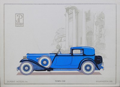 Automóviles DuPont: Coche de ciudad, 1921 de American School