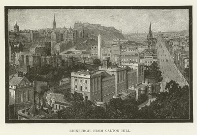 Edimburgo, desde Calton Hill de American School
