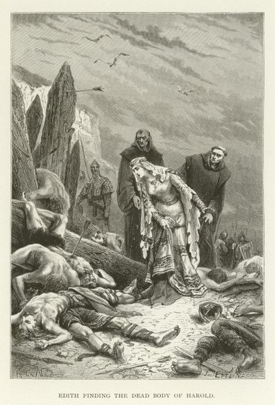 Edith encontrando el cuerpo muerto de Harold de American School