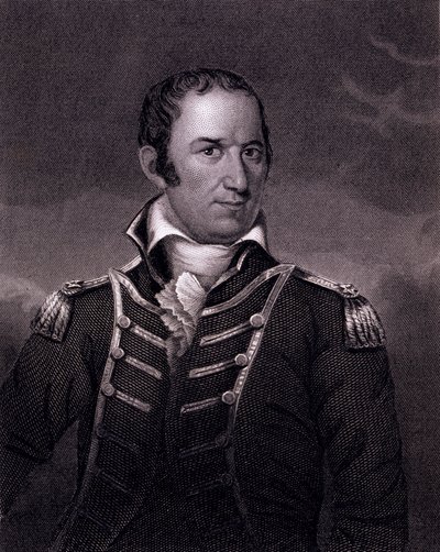 Edward Preble (1761-1807), grabado por Henry Bryan Hall (1808-84) después de un original en Fanuelle Hall, Boston de American School