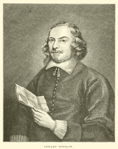 Edward Winslow (grabado) de American School