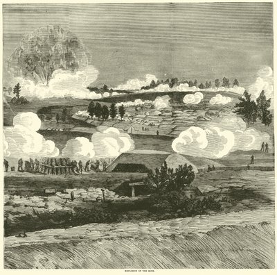 Explosión de la mina, julio 1864 de American School