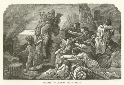 Huida de Eneas de Troya de American School