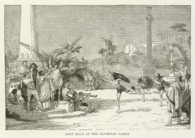 Carrera a pie en los Juegos Olímpicos de American School