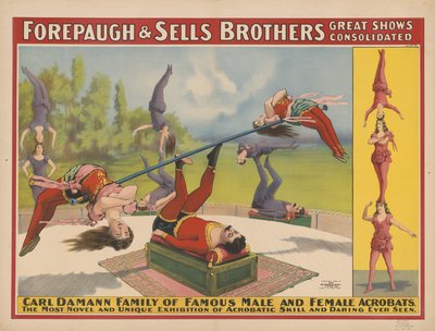Forepaugh & Sells Brothers grandes espectáculos consolidados, 1899 de American School