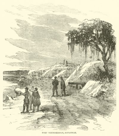Fuerte Thunderbolt, Savannah, diciembre 1864 de American School