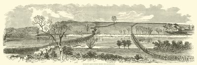 Gran División de Franklin cruzando el Rappahannock, diciembre 1862 de American School