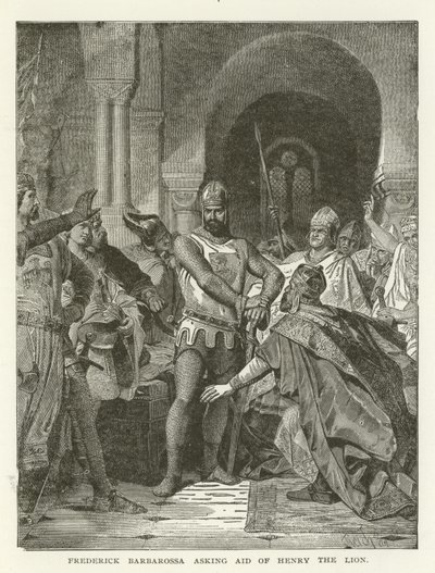 Federico Barbarroja pidiendo ayuda a Enrique el León de American School