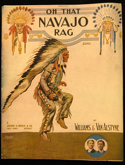 Portada de Oh that Navajo Rag por Williams y Van Alstyne, c.1912 de American School