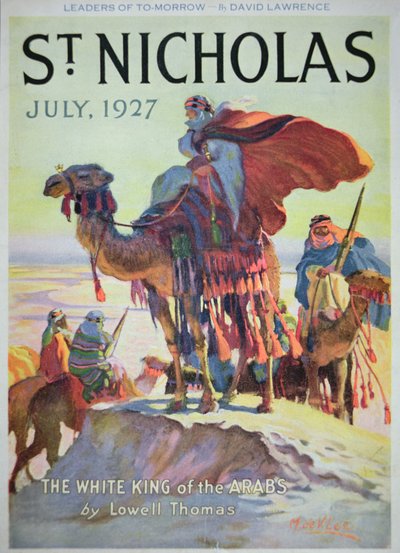 Portada de la revista St. Nicholas, julio de 1927 de American School