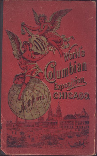 Portada de una guía de la Exposición Mundial Colombina, Chicago de American School