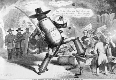 Bombas generales, el verdadero candidato de paz o el camino de la guerra, del Humor de la Guerra de American School