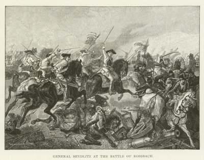 El general Seydlitz en la batalla de Rossbach de American School