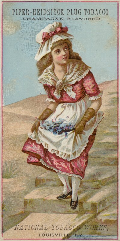 Niña bajando escaleras de American School