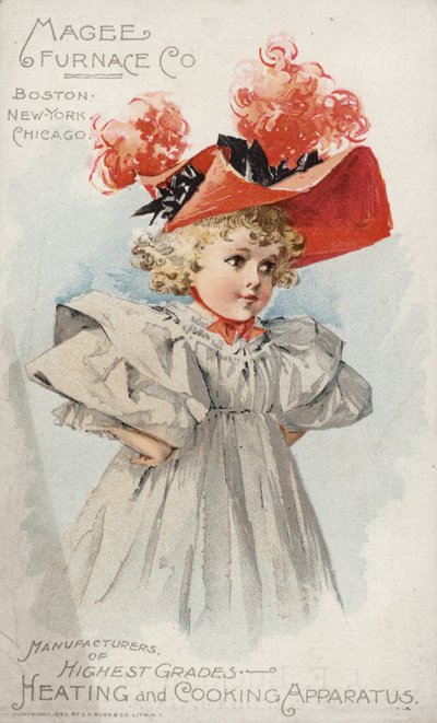 Niña con Bonete Rojo de American School